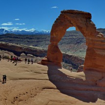 Delicate Arch seen from the North
